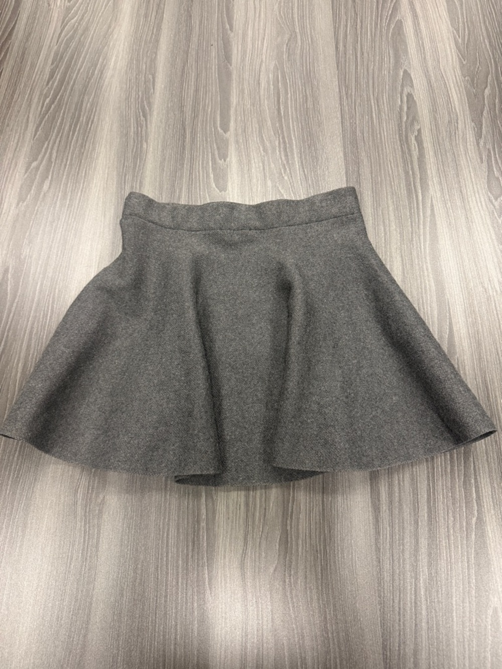 She + Sky Gray Circle Mini Flared Skater Skirt Size Small - Picture 6 of 8